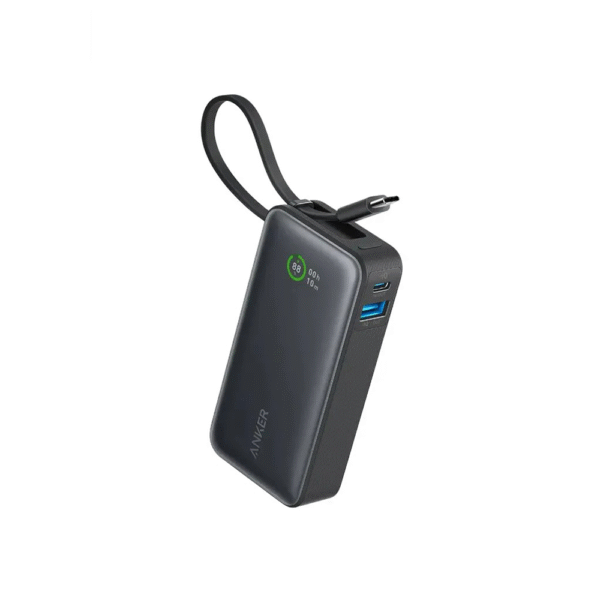 پاوربانک انکر مدل A1657H11 Anker Nano Power Bank 30W, Built-In USB-C Cable (18ماه گارانتی شرکتی) - تصویر 1