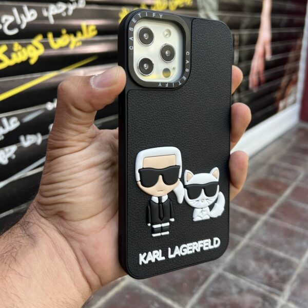 قاب Karl Lagerfeld برجسته کارل و گربه C3345 - تصویر 1