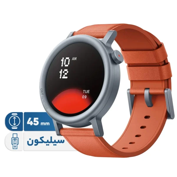 ساعت هوشمند 45 میلی‌متری ناتینگ مدل CMF Watch Pro 2 با بند سیلیکونی - تصویر 1